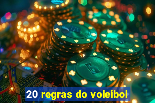 20 regras do voleibol